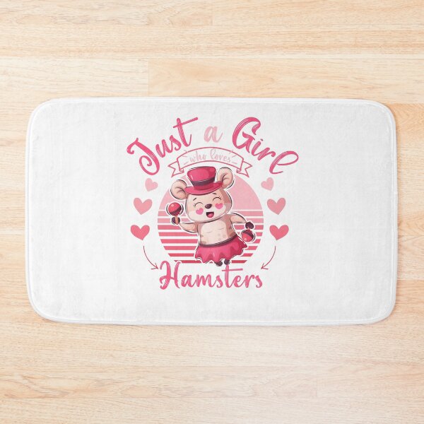 Item preview, Just a Girl Who Loves Hamsters Funny Retro Women & Kids Hamster Gift designed and sold by Usoubmaster.