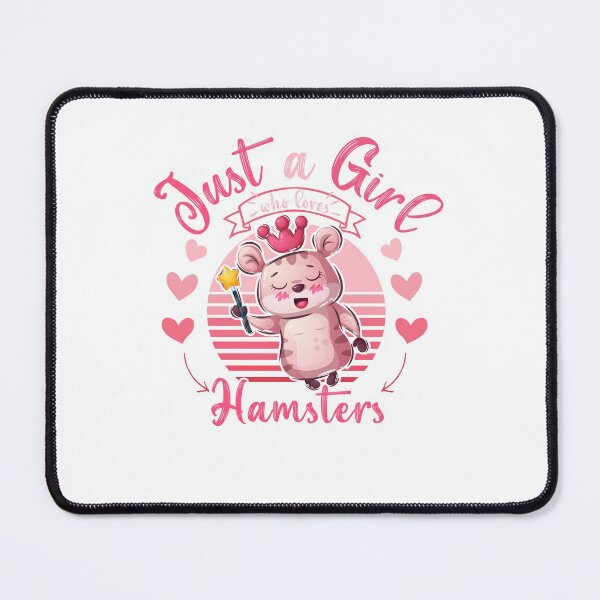 Item preview, Just a Girl Who Loves Hamsters Funny Retro Women & Kids Hamster Gift designed and sold by Usoubmaster.