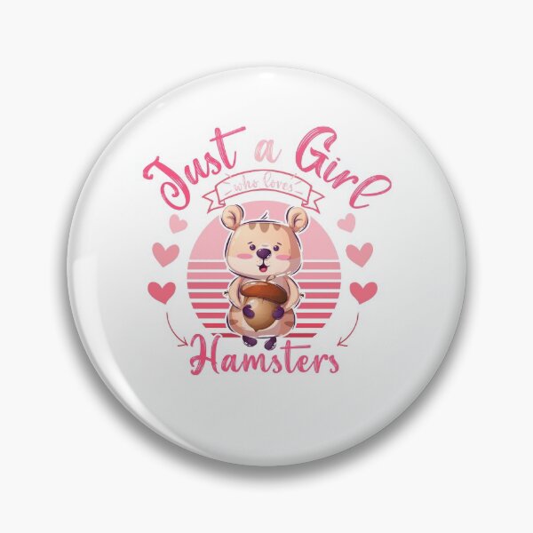 Item preview, Just a Girl Who Loves Hamsters Funny Retro Women & Kids Hamster Gift designed and sold by Usoubmaster.