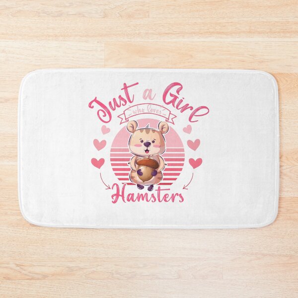 Item preview, Just a Girl Who Loves Hamsters Funny Retro Women & Kids Hamster Gift designed and sold by Usoubmaster.