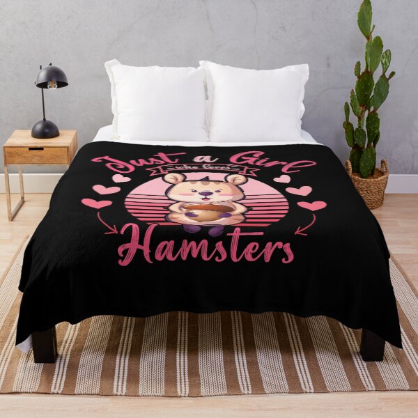 Item preview, Just a Girl Who Loves Hamsters Funny Retro Women & Kids Hamster Gift designed and sold by Usoubmaster.