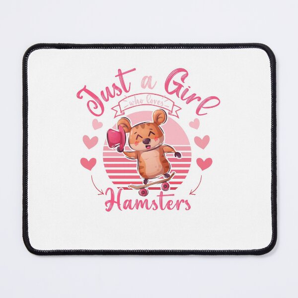 Item preview, Just a Girl Who Loves Hamsters Funny Retro Women & Kids Hamster Gift designed and sold by Usoubmaster.