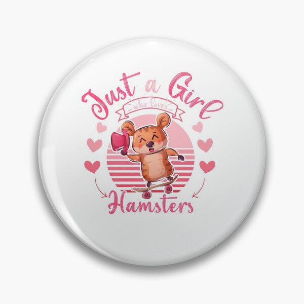 Item preview, Just a Girl Who Loves Hamsters Funny Retro Women & Kids Hamster Gift designed and sold by Usoubmaster.