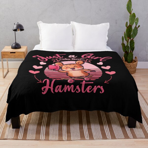 Item preview, Just a Girl Who Loves Hamsters Funny Retro Women & Kids Hamster Gift designed and sold by Usoubmaster.