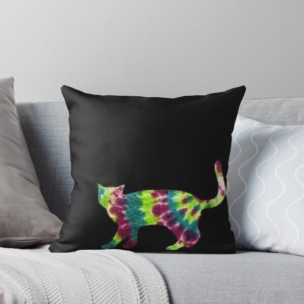 Item preview, Tye Dye Cat Sticker designed and sold by Katherine Cardone.