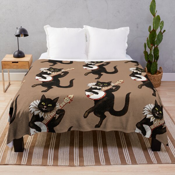 Item preview, Vintage cat plays guitar  designed and sold by NoahDea.