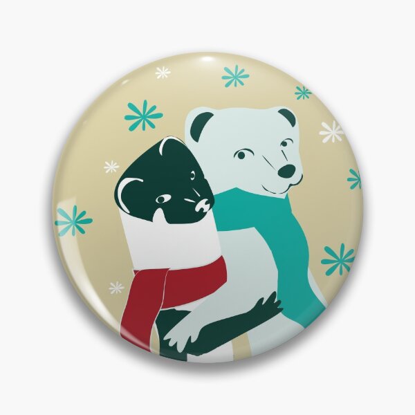 Item preview, Mustelid Christmas Weasel Hugs cream designed and sold by belettelepink.
