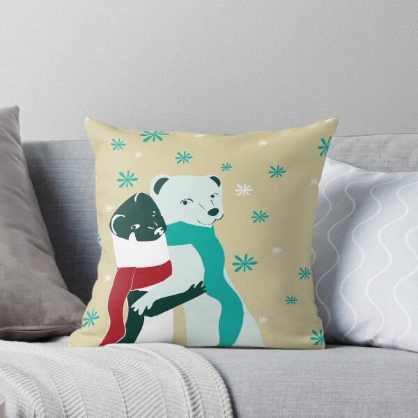 Item preview, Mustelid Christmas Weasel Hugs cream designed and sold by belettelepink.