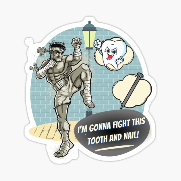 Tooth Nail Stickers for Sale | Redbubble