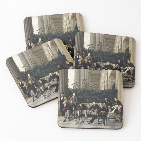 Item preview, James Tissot "The Circle of the Rue Royale" designed and sold by FineArtLover.