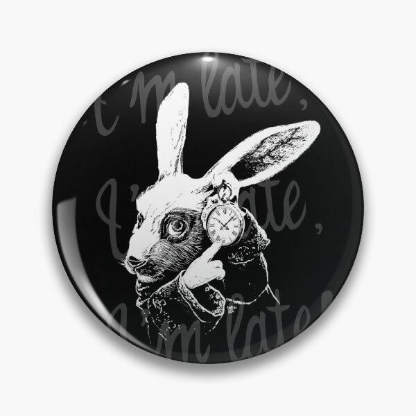 Item preview, White rabbit: i’m late, i’m late, i’m late! designed and sold by Sandarmi Artwork.