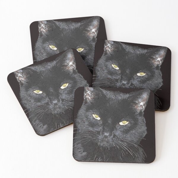Item preview, Midnight Black Cat, Phoebi Girl designed and sold by Zimmerdb.