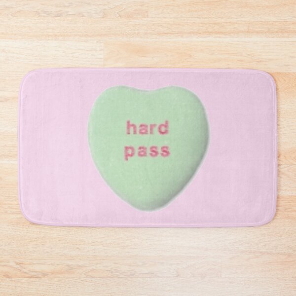 Item preview, valentines day hard pass heart candy funny designed and sold by Gossip Rag.