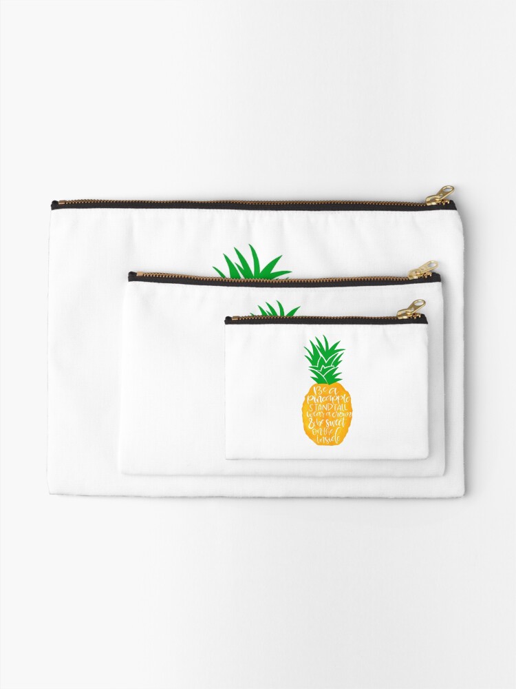 Alternate view of Pineapple Zipper Pouch