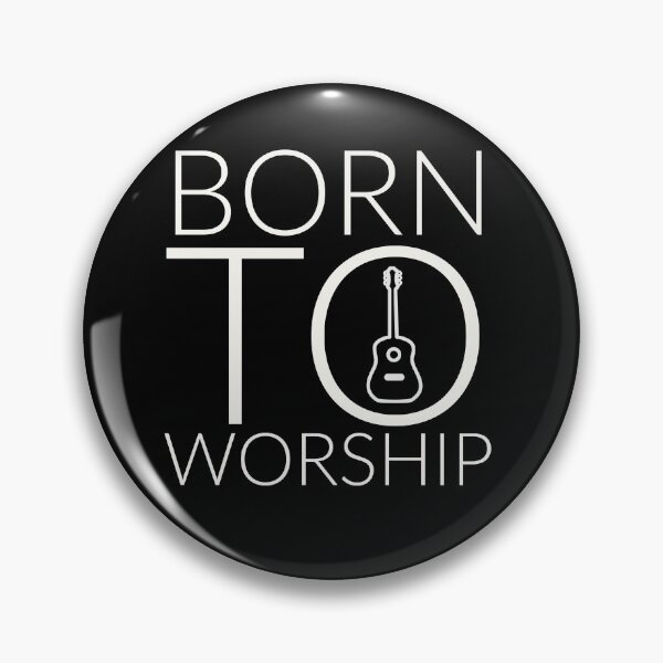 Artikelvorschau, Geboren, um Gitarrenspieler anzubeten entworfen und verkauft von Tee4Christ.