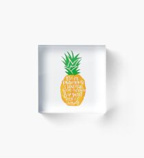 Ananas Acrylblock