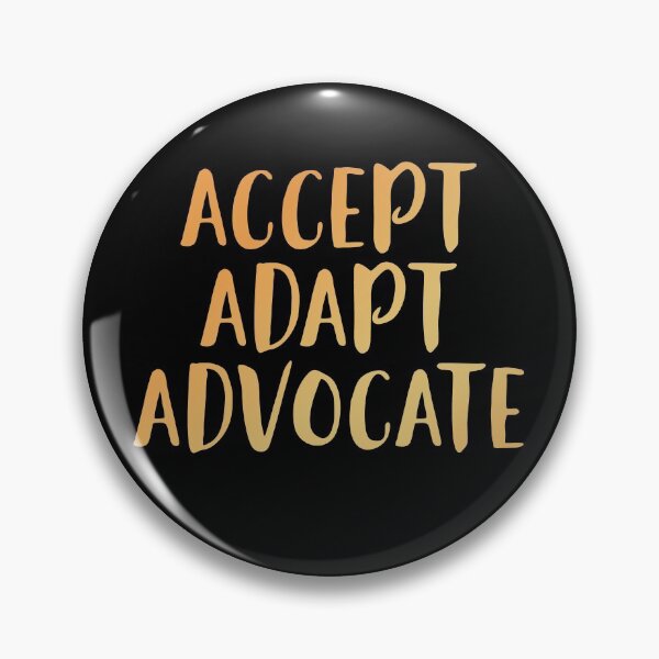 Item preview, Accept Adapt Advocate - Autism Awareness designed and sold by edwinvisuals.