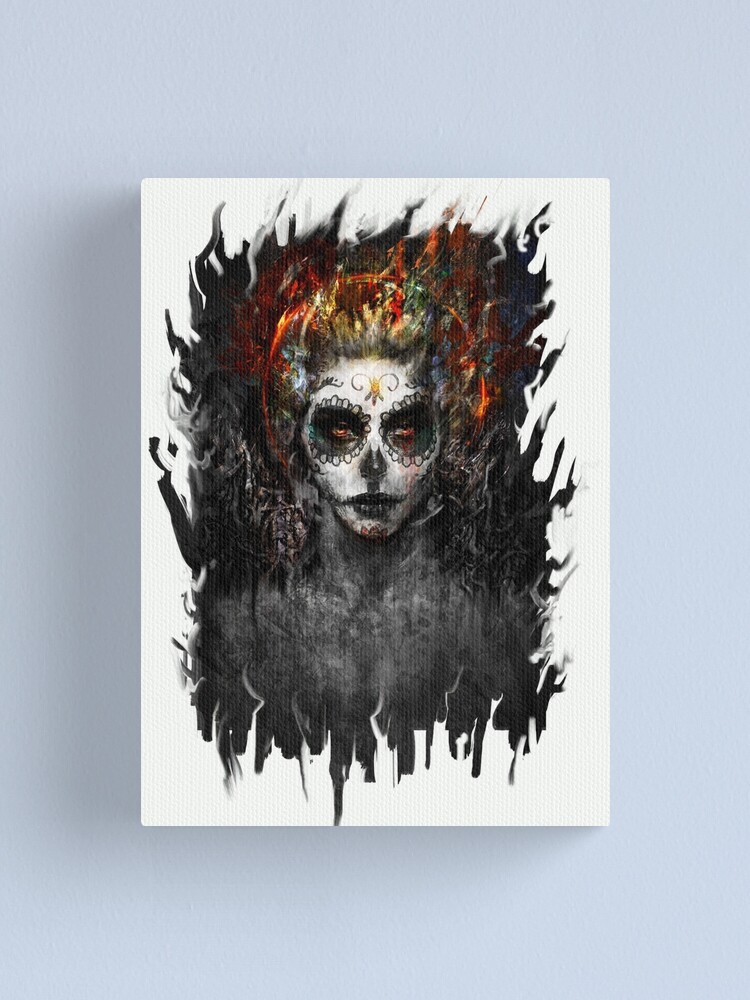 Alternate view of la muerte Canvas Print