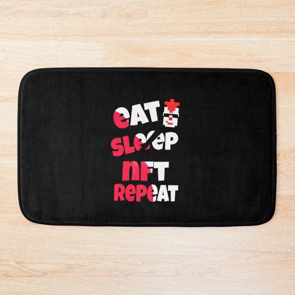 Item preview,  Fuuny Nft Quotes - Eat Sleep Nfts Repeat designed and sold by ShopMello.