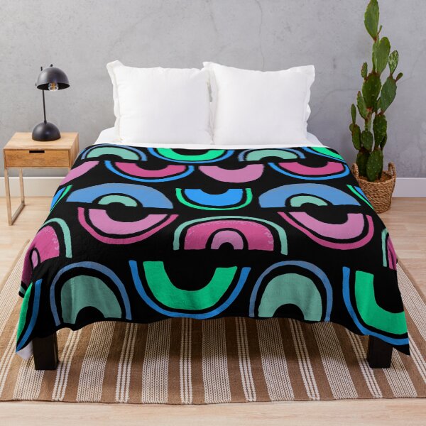 Item preview, Rainbow Abstract Pattern In Pink, Green And Blue designed and sold by DEC02.