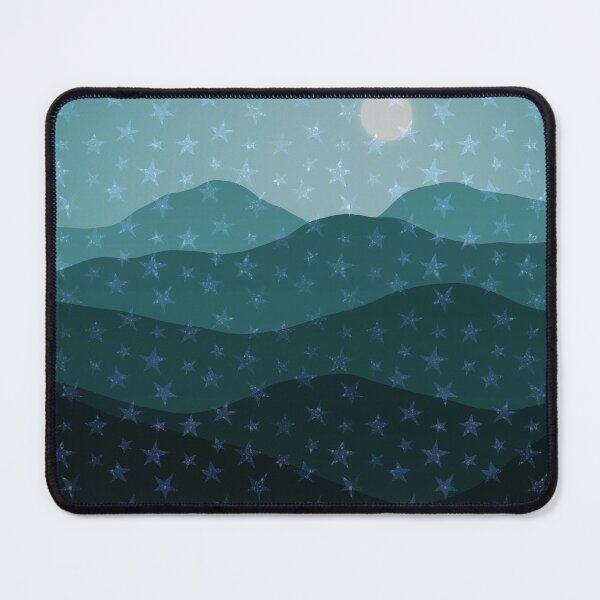 Item preview, Green Mountain Starry Majesty Abstract designed and sold by SeaChangeDesign.