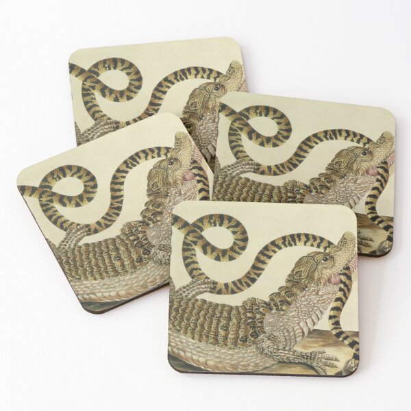 Item preview, Crocodile battles snake pattern designed and sold by aapshop.