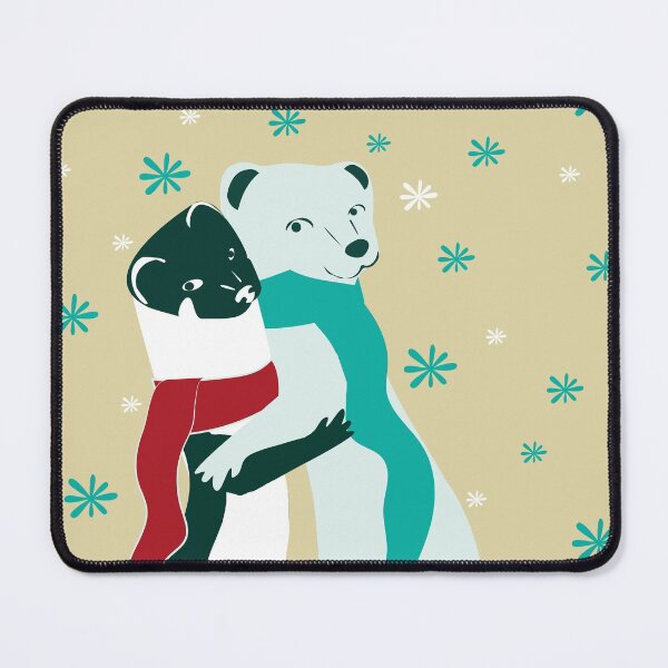 Item preview, Mustelid Christmas Weasel Hugs cream designed and sold by belettelepink.