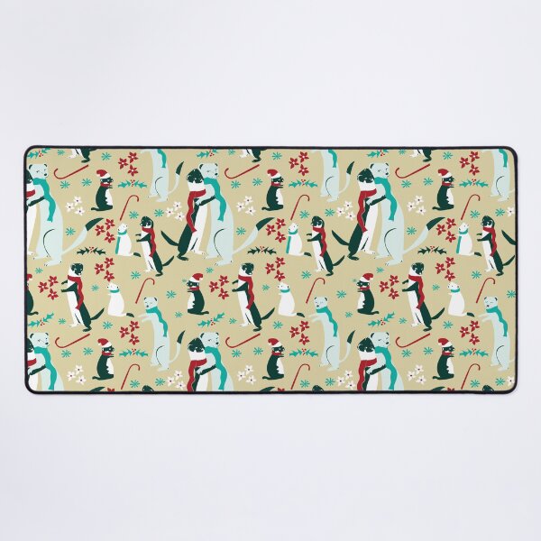 Item preview, Mustelid Christmas Weasel Hugs cream designed and sold by belettelepink.