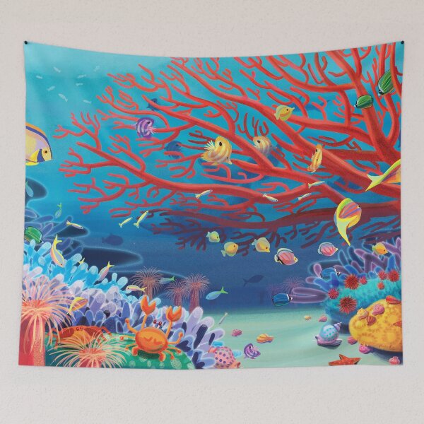 Item preview, Red coral  designed and sold by ranhaoart.