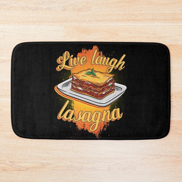 Item preview, Live laugh lasagna | tasty food designed and sold by Svinil.