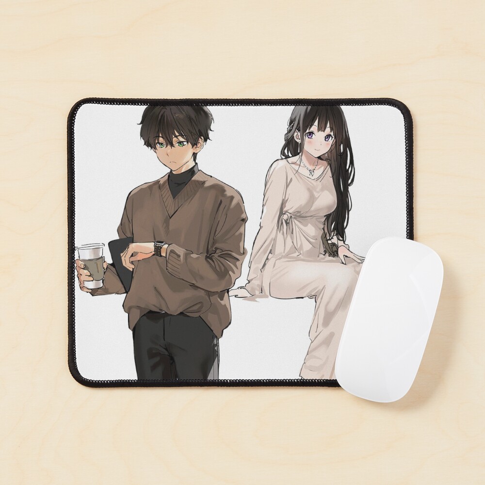 Cute anime couple kiss Art Board Print for Sale by SADDESTONE