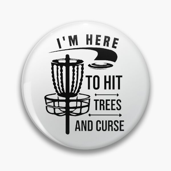 Artikelvorschau, Ich bin hier, um lustige Discgolf-Frisbee-Zitate zu schlagen und zu fluchen entworfen und verkauft von Shorim.