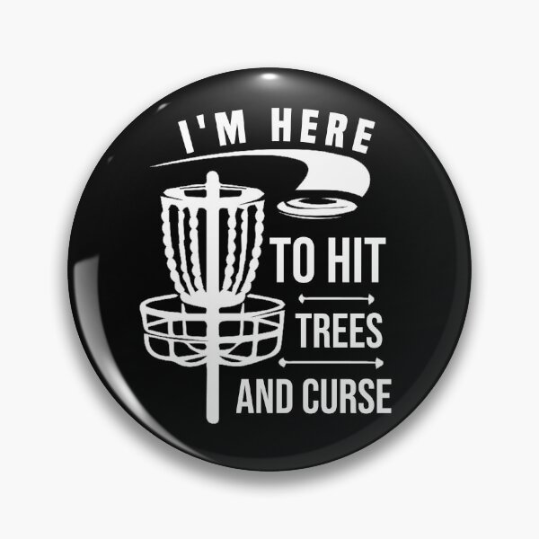 Artikelvorschau, Ich bin hier, um lustige Discgolf-Frisbee-Zitate zu schlagen und zu fluchen entworfen und verkauft von Shorim.