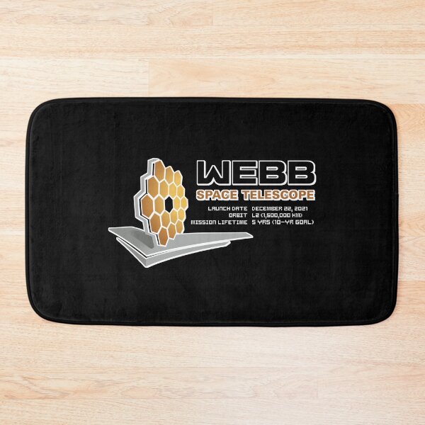 Artikelvorschau, James Webb-Weltraumteleskop-Startlogo - JWST-Logo entworfen und verkauft von PinkDonutTees.