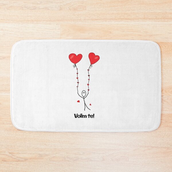 Item preview, Little Men with Two balloons -  "Volim te!" designed and sold by MC Art Studio.