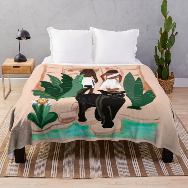 Item preview, Egyptian “Black cat” at the spa. Cat themed gifts for women, men and children who love egypt designed and sold by Artonmytee.