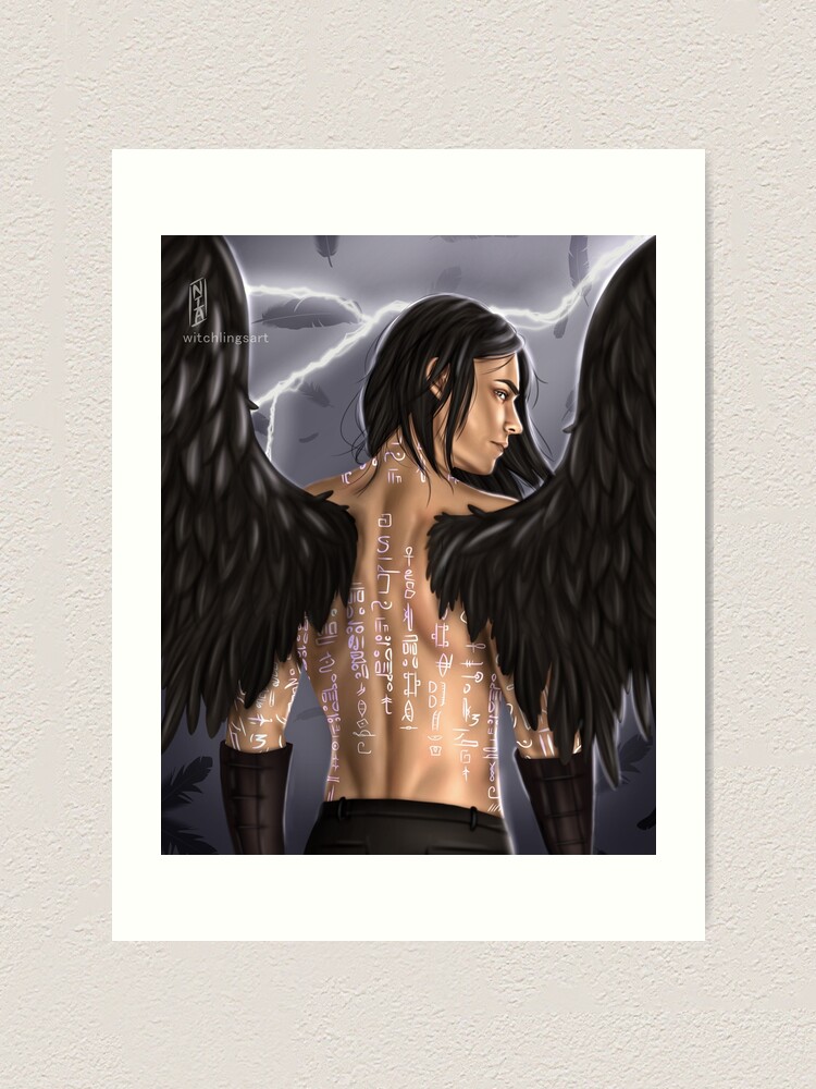 a court of silver flames , valkyrie Art Board Print for Sale by  witchlingsart