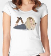 Helena and Pupok Women's Fitted Scoop T-Shirt