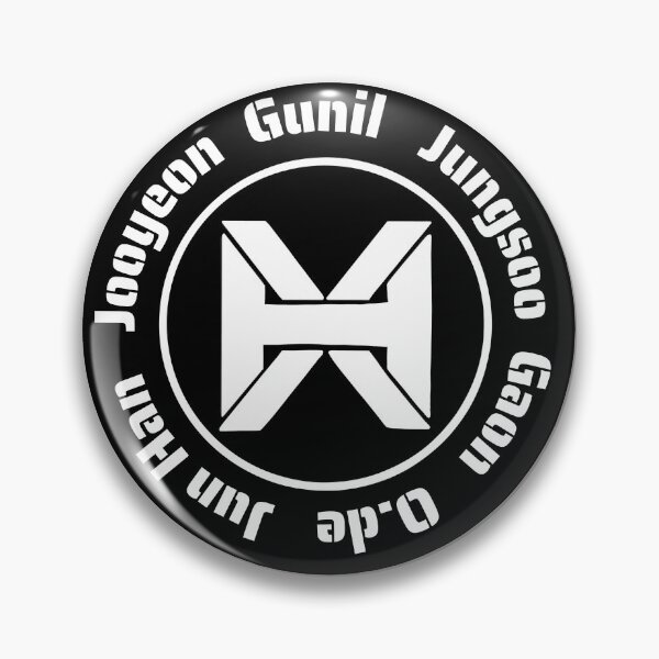 Item preview, XDINARY HEROES - All member Names And Group Logo Within A Simple Circle  designed and sold by LilMissRandom17.