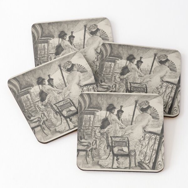 Item preview, James Tissot "The Gallery of H.M.S. Calcutta" designed and sold by FineArtLover.