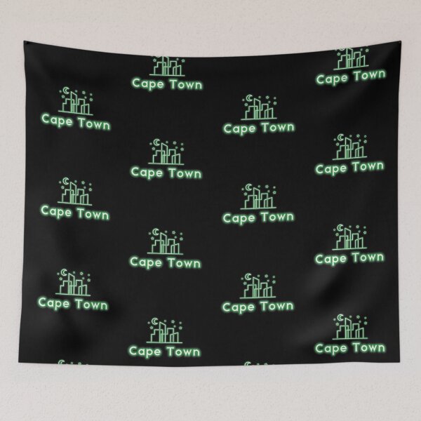 Item preview, Cape Town cityscape, Cape Town map, Cape Town skyline, Cape Town souvenir designed and sold by SuperiorPrints.