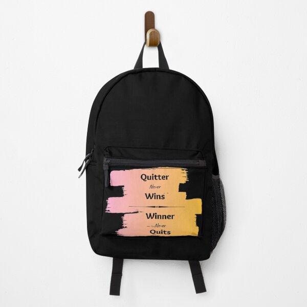 Item preview, Quitter never wins, Winner never quits - Success Motivational Quotes designed and sold by DigitalArtTrend.