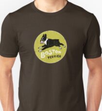 Vintage Style Boston Terrier Unisex T-Shirt