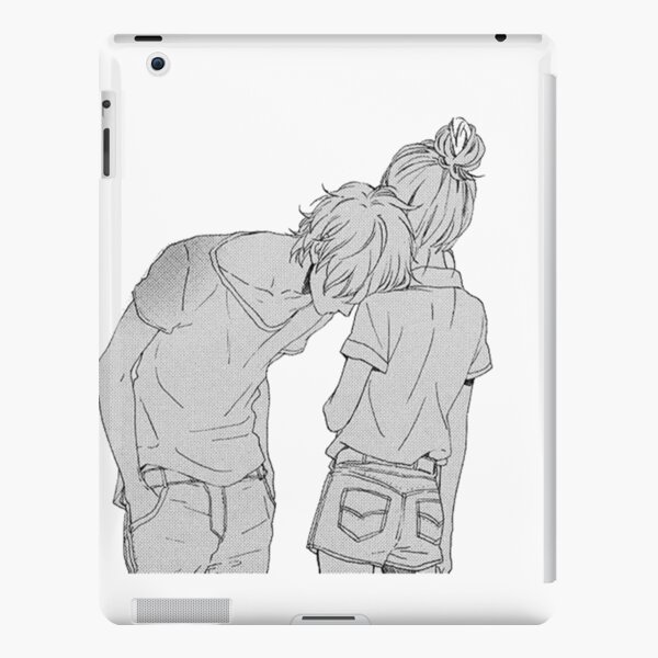 Funda y vinilo para iPad «Linda pareja de anime» de SADDESTONE | Redbubble Funda y vinilo para iPad «Linda pareja de anime» de SADDESTONE | Redbubble