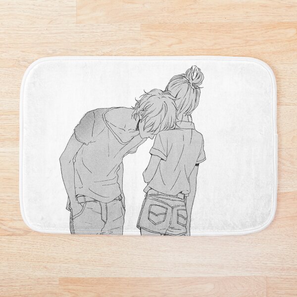 Alfombra de baño «Linda pareja de anime» de SADDESTONE | Redbubble Alfombra de baño «Linda pareja de anime» de SADDESTONE | Redbubble