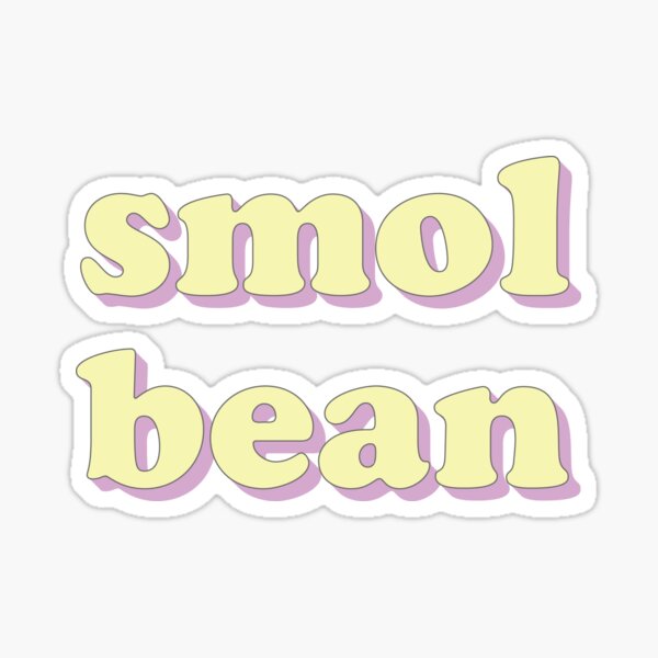 Kawaii Small Smol Tumblr Bean | Sticker