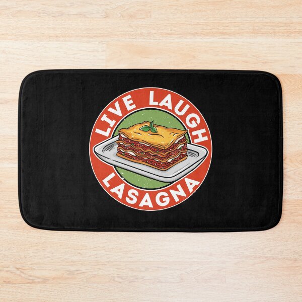 Item preview, Live laugh lasagna sticker designed and sold by Svinil.