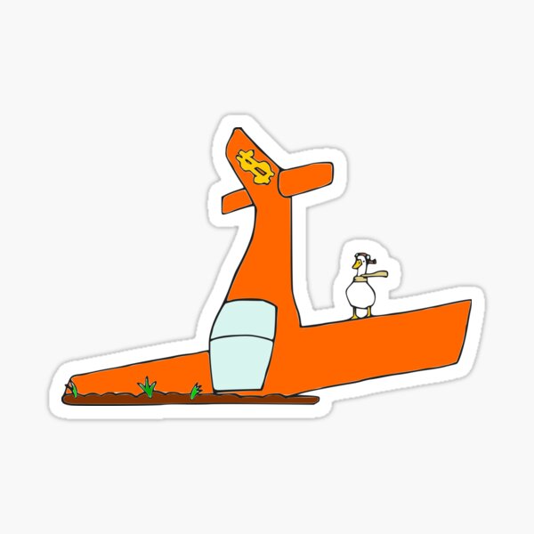 "The Ground Was Harder Than I Thought" Sticker
