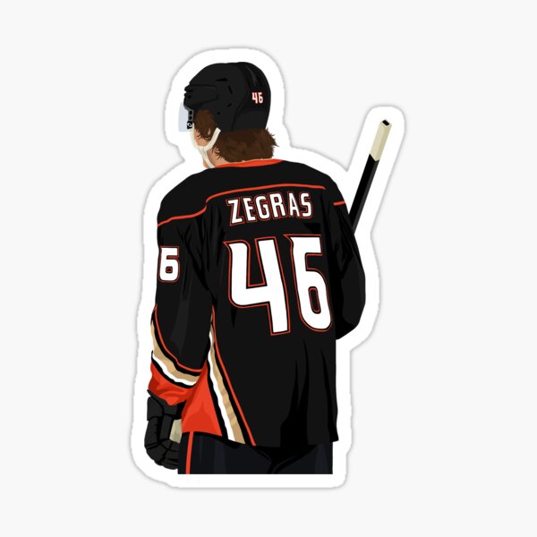 Anaheim Ducks: Trevor Zegras 2021 Poster - NHL Removable Adhesive Wall Decal Large