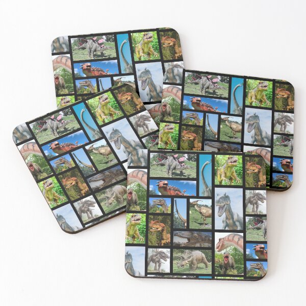 Item preview, 65 MCMLXV  Prehistoric Dinosaur Collage Pattern designed and sold by 65 MCMLXV.